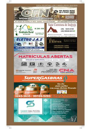 Lista De Correia Pinto Impressão