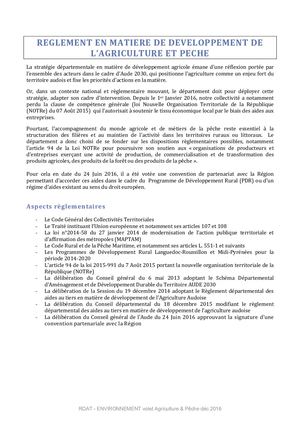 G. Agriculture Et Peche