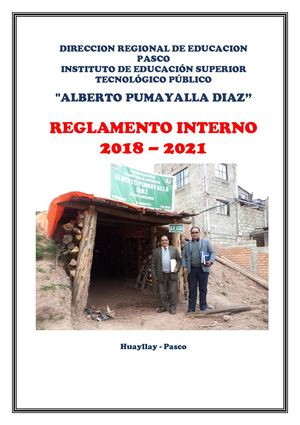 REGLAMENTO INSTITUCIONAL