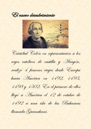 El Nuevo Descubrimiento!