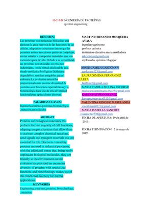 10 2 3 B Ingeniería De Proteínas