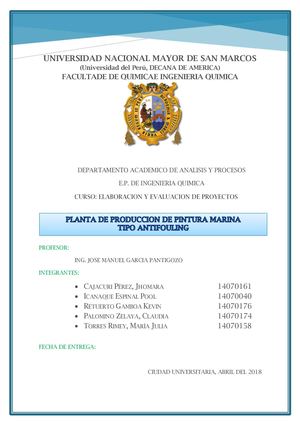 2018 Pinturas Marinas Antifouling