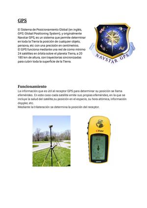 GPS Y Sus Funciones