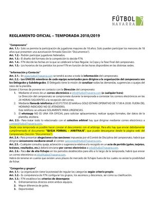 Reglamento De Futbol 8