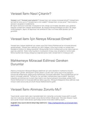 Veraset İlamı