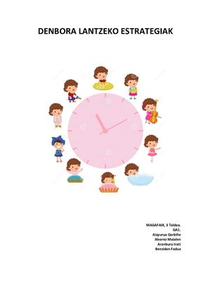 Denbora Lantzeko Estrategiak