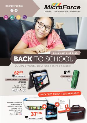 Catalogue Rentrée Microforce
