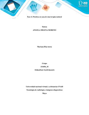 Fase 4 Práctica En Casa De Una Terapia Natural
