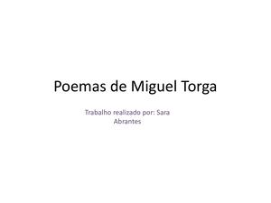 Poemas De Miguel Torga