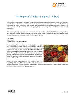 The Emperor's Table