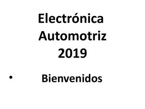 3   Electrónica Automotriz