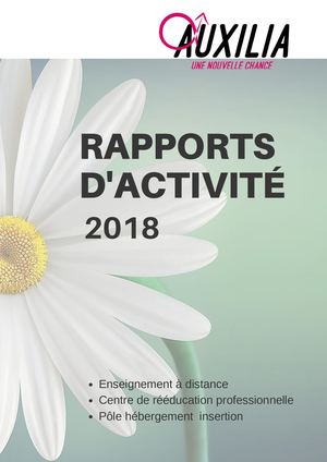 Rapports d'activité 2018 Ead CRP CHRS CHU PAJ
