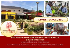 NOTRE FOYER 45 - livret accueil 2019