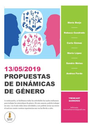 Propuestas Dinámicas de Género