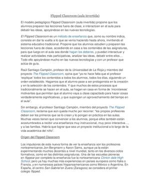Flipped Classroom( Clase Invertida