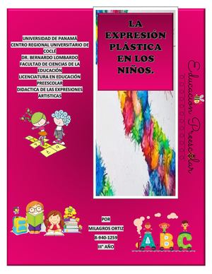 La Expresión Plástica En Los Niños De Preescolar