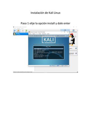 Instalación De Kali Linux