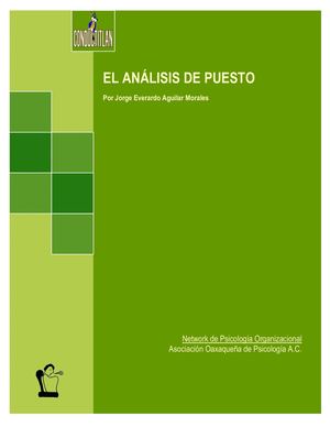 El Análisis de Puestos