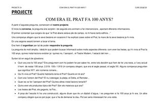 Com Era El Prat Fa 100 Anys