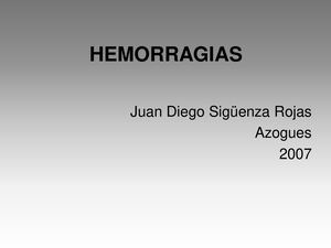 Hemorragias