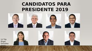 Candidatos para presidentes Panamá 2019