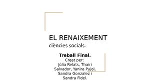 El Renaixement, Ciéncies Socials (3)