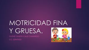 PROYECTO MOTRICIDAD FINA Y GRUESA