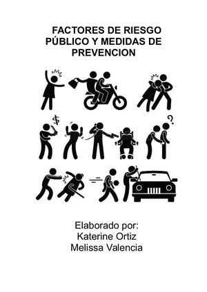 Factores De Riesgo Público Y Medidas De Prevencion