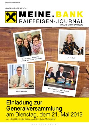Kundenmagazin der Raiffeisenbank Mureck