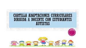Cartilla Adaptaciones Curriculares