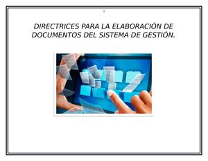 Directrices para la elaboración de documentos