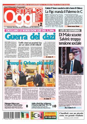 America Oggi 14 Maggio 2019