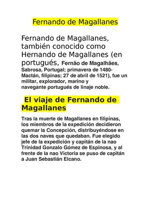 Fernando De Magallanes