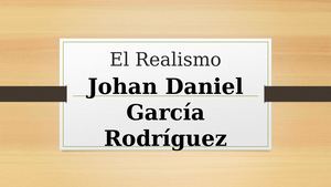 El Realismo
