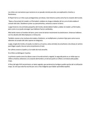 informe de popol vuh