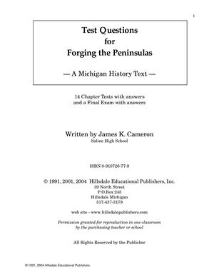 Forging Tests and Final Exam