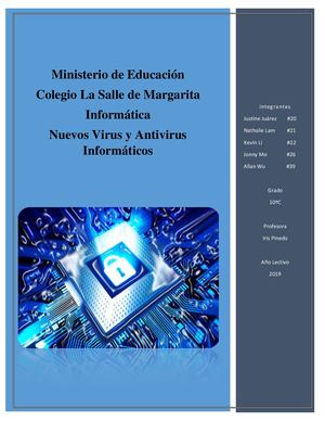 Nuevos Virus Y Antivirus Informáticos