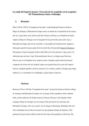La caída del imperio incaico: Travesías de los españoles en la conquista del Tahuantinsuyo hasta Atahualpa