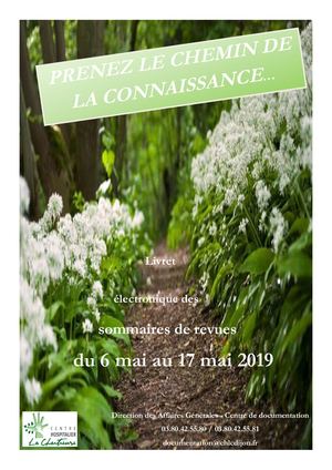 Sommaire N°19 du 06 au 17 mai 2019