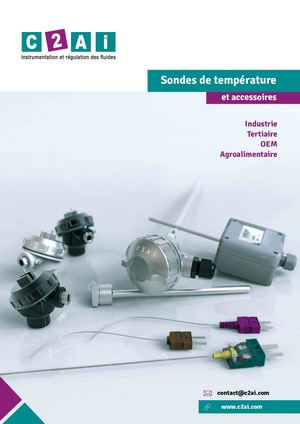 Sondes et accessoires de température C2AI