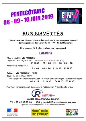 Bus Navette Pentecotavic2019