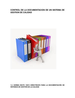 informacion documentada del sistema de gestión de calidad