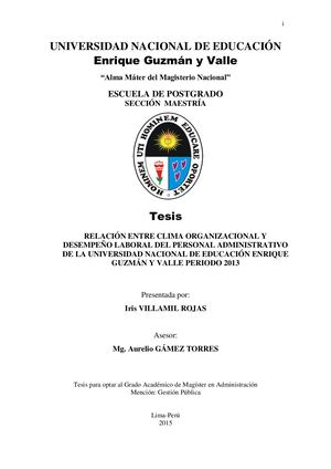 Clima Organizacional