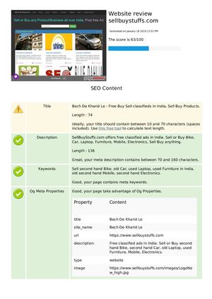 India Classified Website