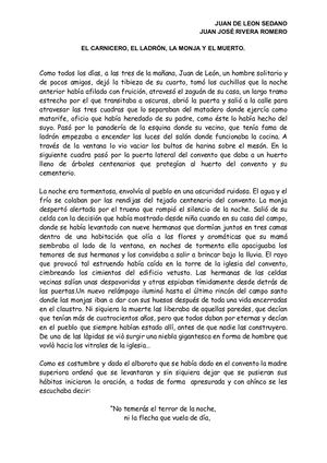 El Carnicero, El Ladron, La Monja Y El Muerto