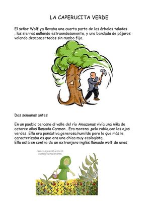 Cuento La Caperucita Verde