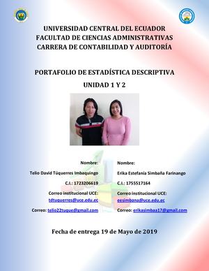 Portafolio De Estadistica Descriptiva