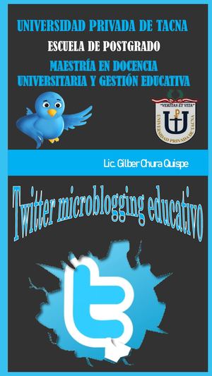 Twitter Microblogging Educativo - Gilber Chura