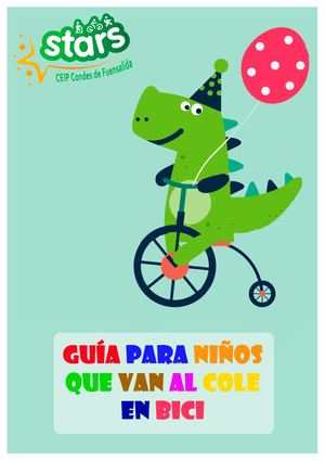 Guía para niños en bici. CEIP Condes de Fuensalida.