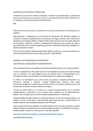 Admin Expo Existencia De Controles De Verificacion